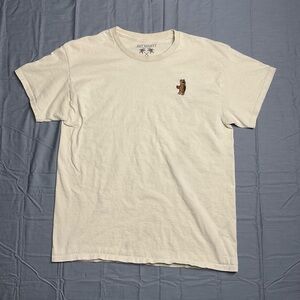 Cool Bear Men's Cream T-Shirt
